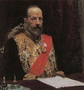 Ilya Repin Portrait of Sergei witte painting